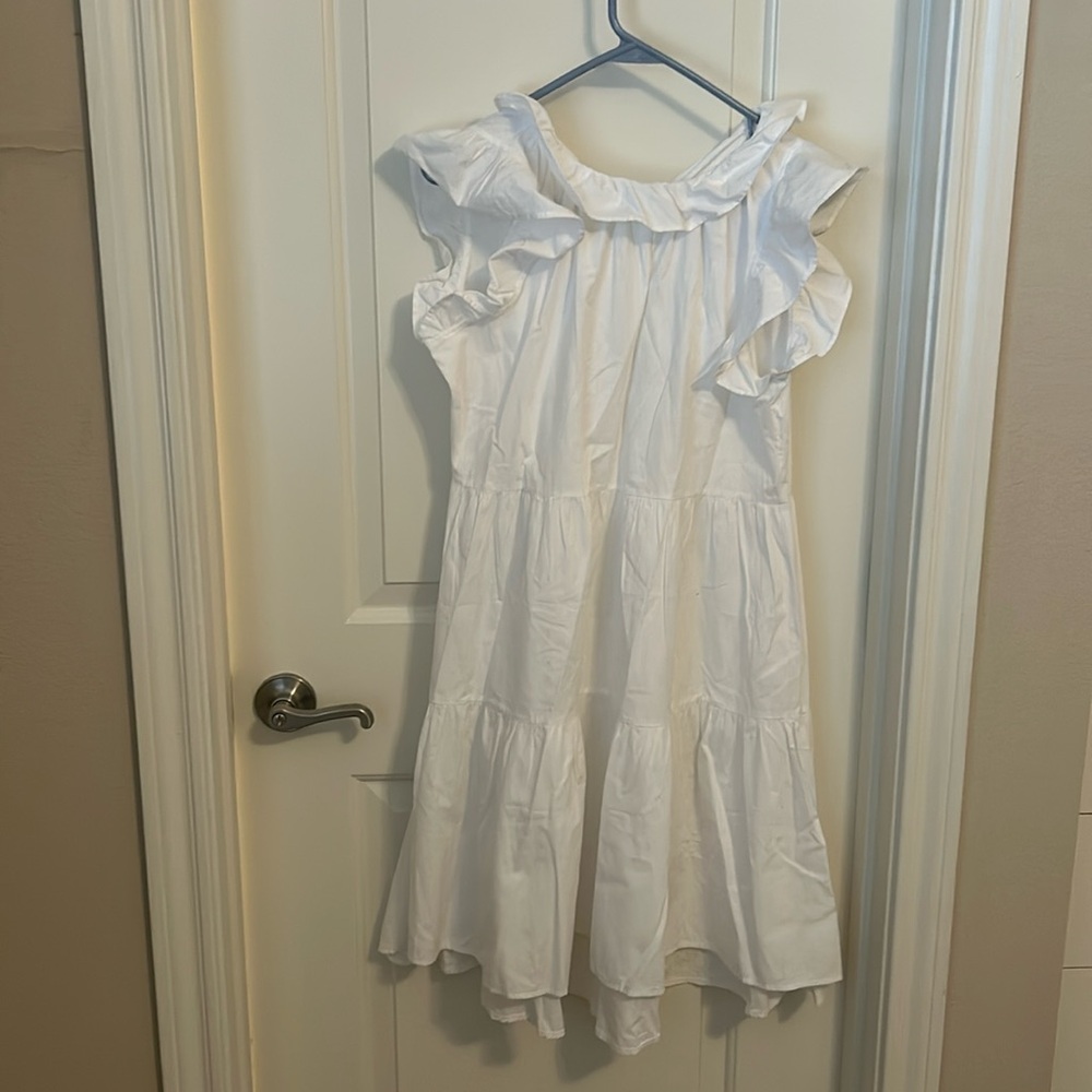 White Casual Dress